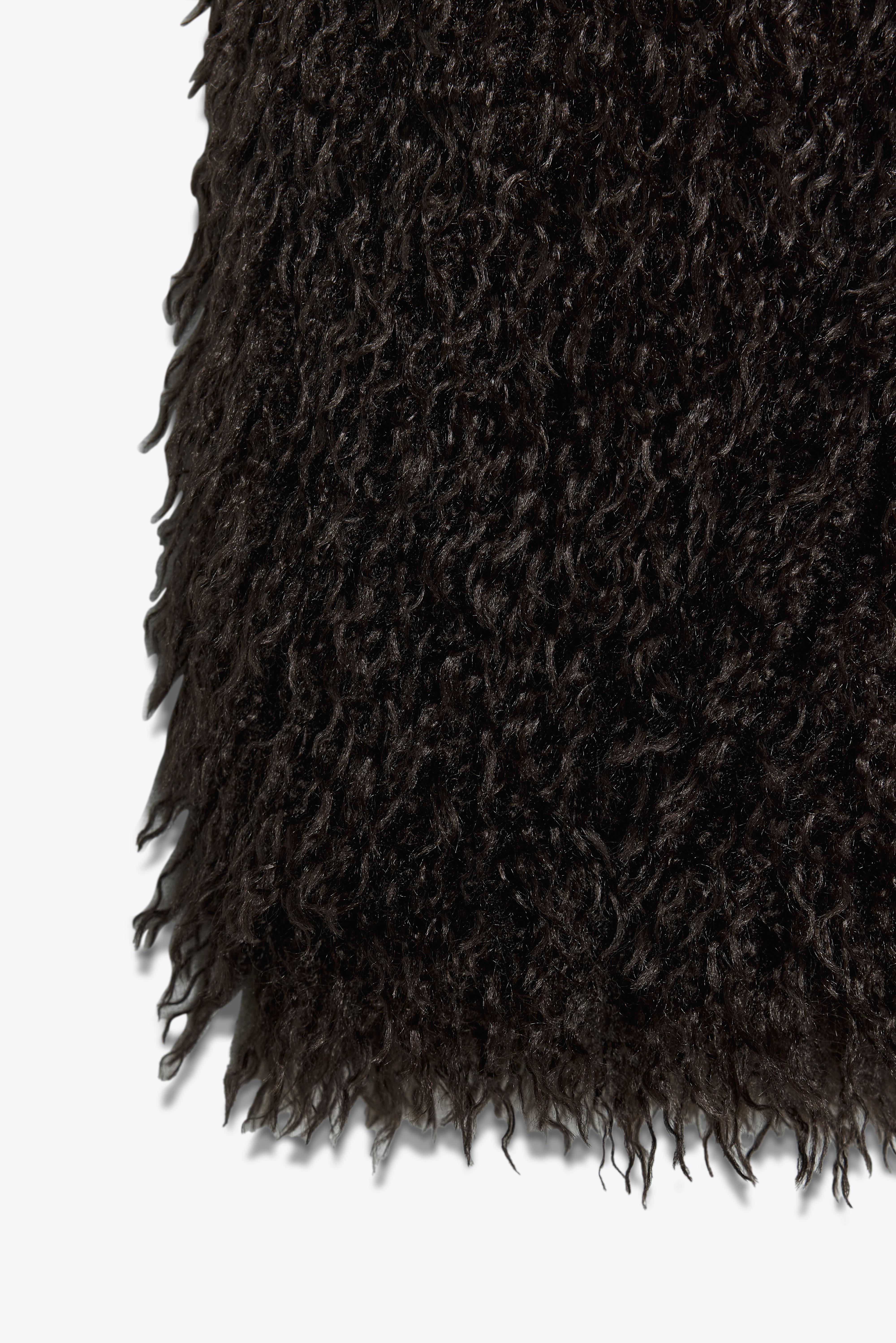 GILET EFFET FOURRURE